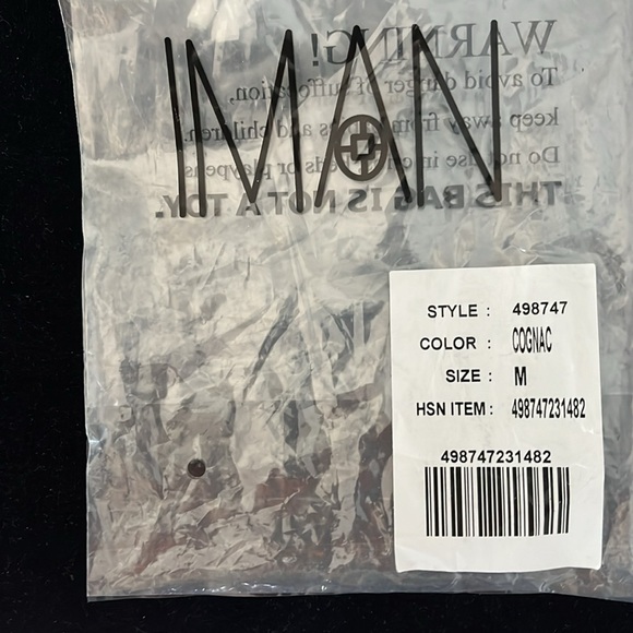 IMAN 100% leather gloves. Size “M” BRAND NEW. Never worn. Side 2 1/2 “ zipper - Picture 3 of 9